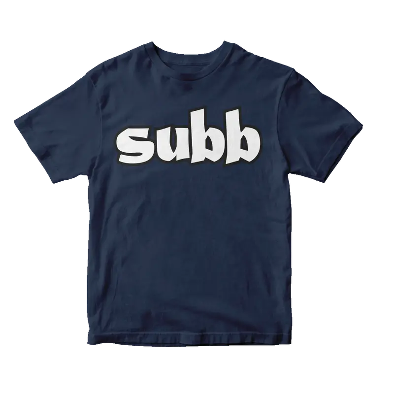 Subb Original Logo Deep Navy Youth T-Shirt 1