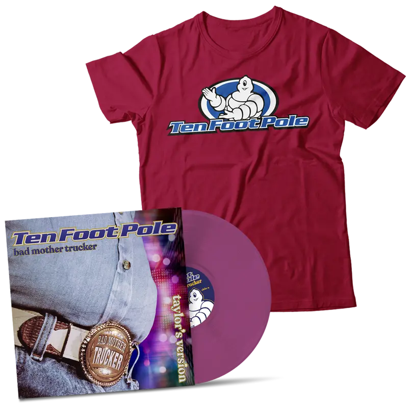 Ten Foot Pole 'Bad Mother Trucker' Vinyl Lp + Matching T-Shirt Set 1