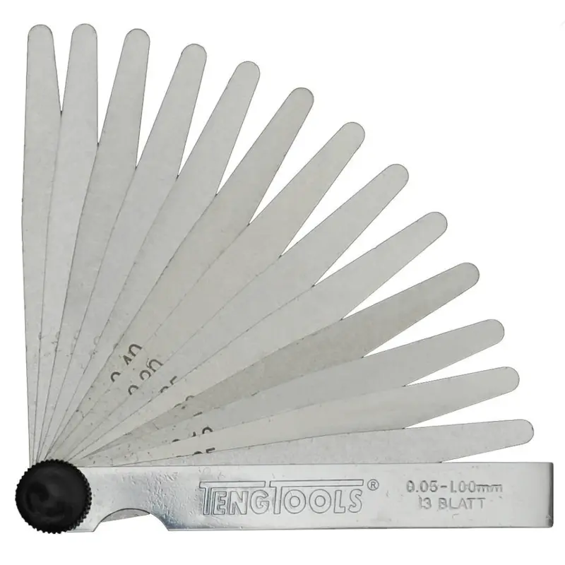 Teng Tools 100Mm Feeler Gauge Set – 13 Blades (0.05–1.0 Mm) 1