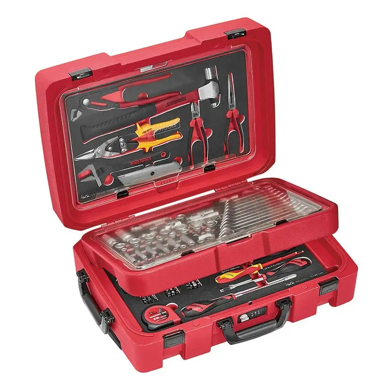 Teng Tools 118-Piece Portable Tool Kit – Lightweight, Eva-Foam Organized 1