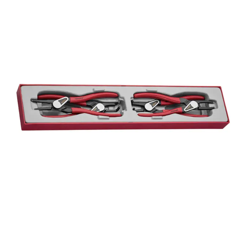 Teng Tools Pro Circlip Plier Set – External, 40–100 Mm, 4-Piece Ttx4 1