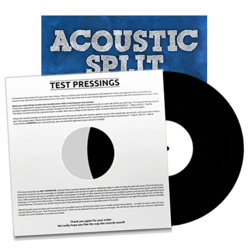 Various Artists – Acoustic Split Lp Test Pressing 1