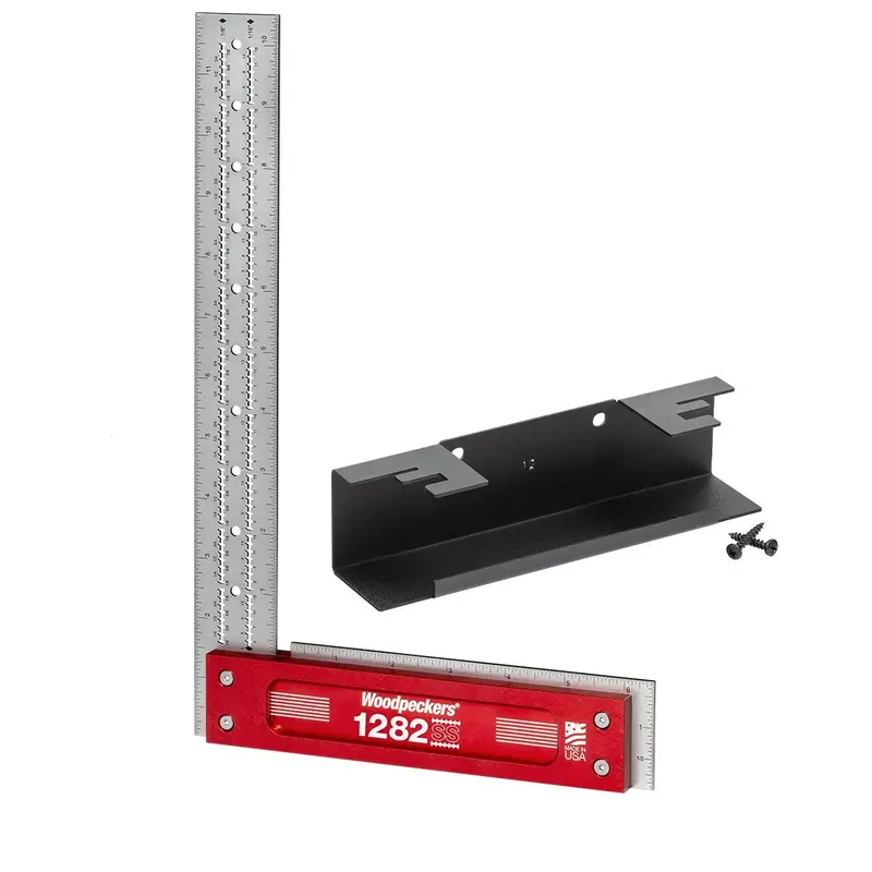 Woodpeckers 300Mm Heavy-Duty Stainless Steel Square With Rack-It Compatibility (Sssq-300-24) 1