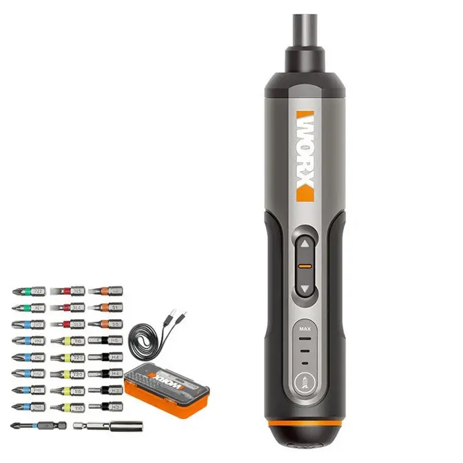 Worx 4V Cordless Precision Screwdriver Pen – 300 Rpm, Kit 1