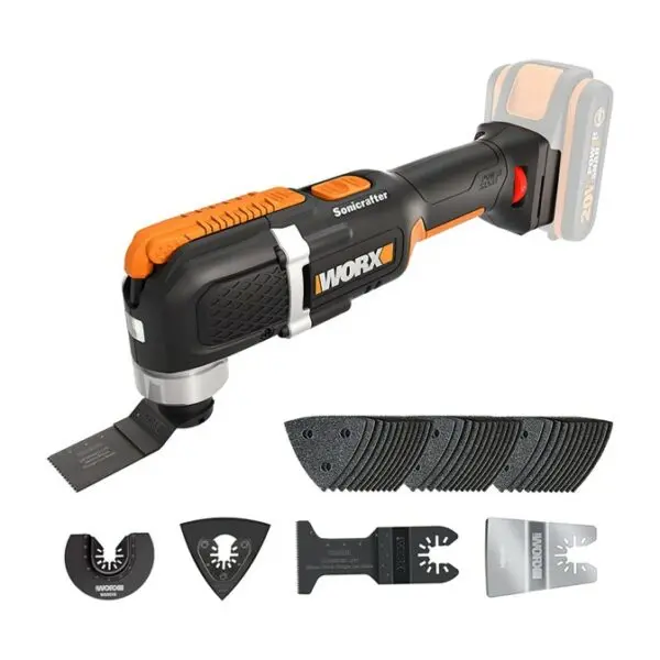 Worx Nitro 20V Cordless Oscillating Multi-Tool – 1800 Opm, Bare Tool 1