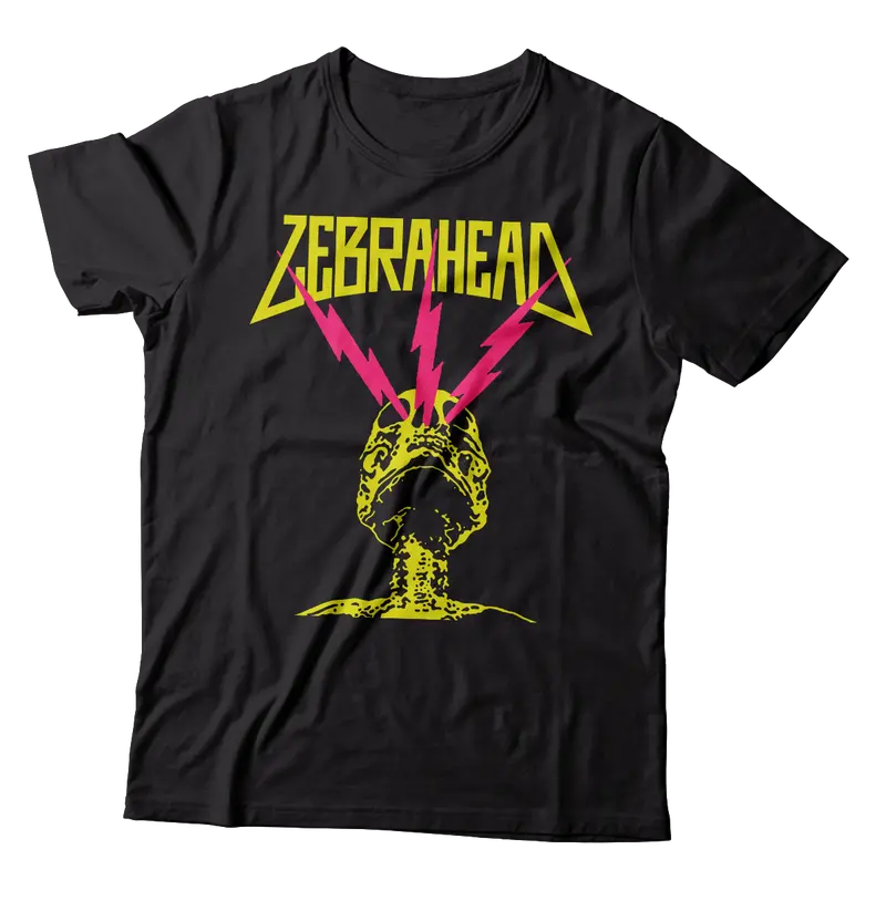 Zebrahead Lightning Skull Black T-Shirt 1