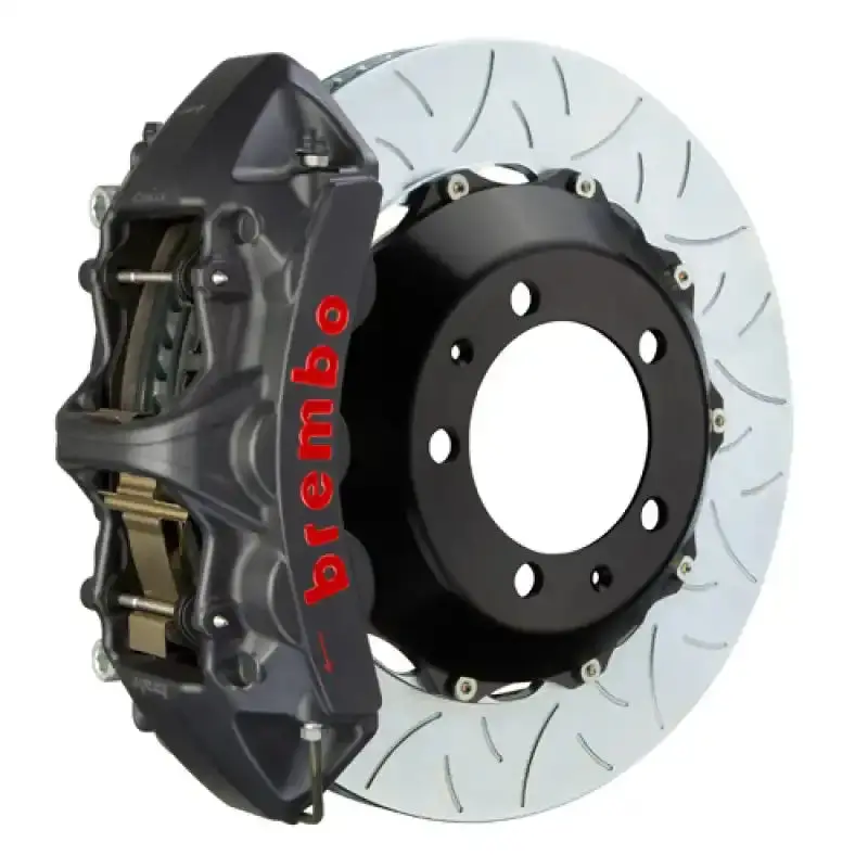 Brembo Front Big Brake Kit For 2007–2015 Audi Tt 3.2L / 2009–2015 Tts – Slotted 355X32Mm Two-Piece Rotors 1