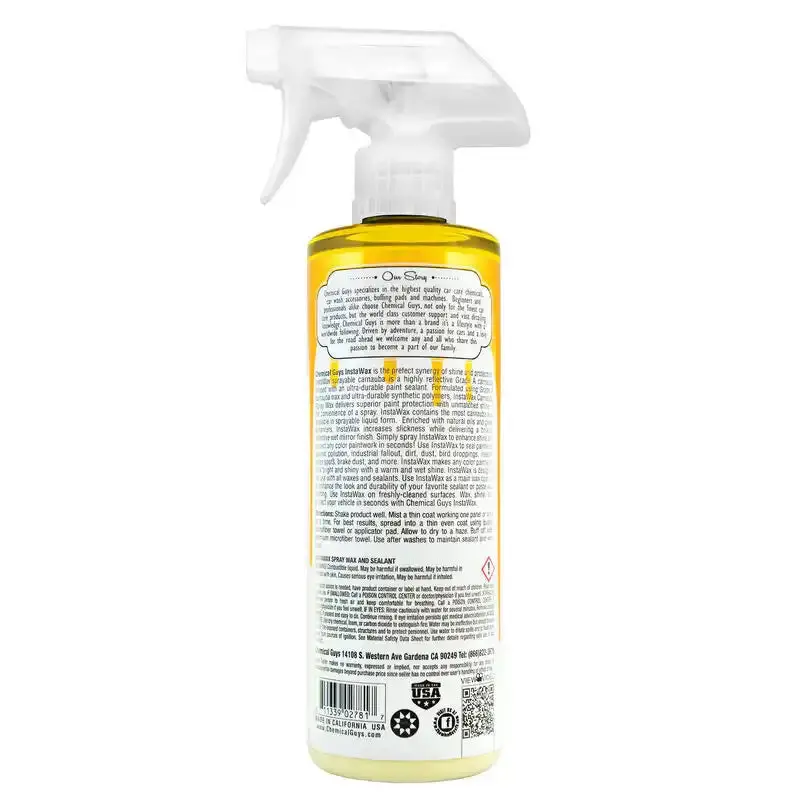 Chemical Guys Instawax Liquid Carnauba Spray Wax – 16 Oz Bottle (Pack Of 6) 1