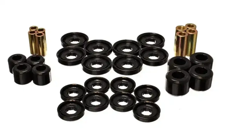 Energy Suspension Black Polyurethane Front Control Arm Bushing Kit 1