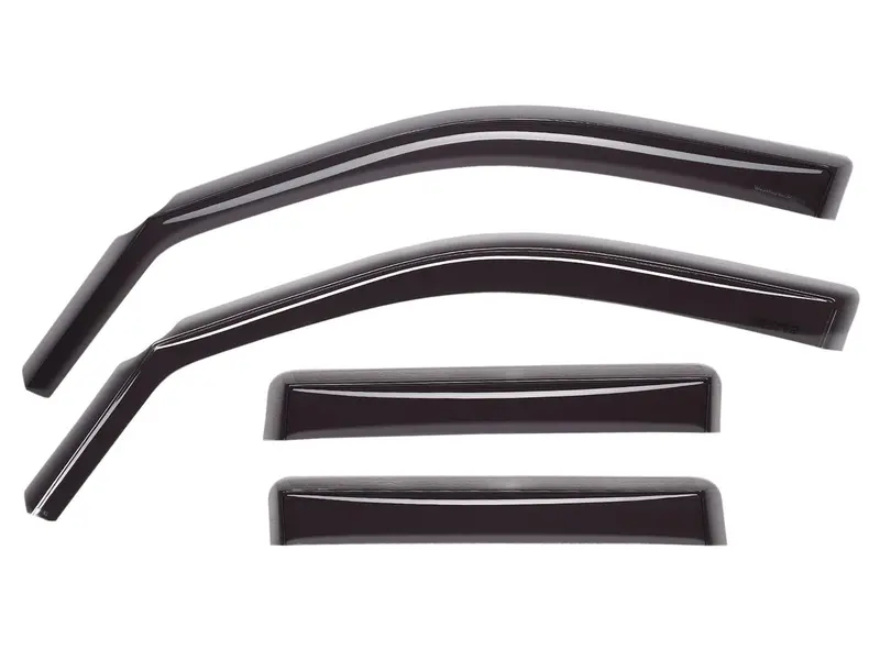 Weathertech 82741 Dark Smoke Window Deflectors – Front And Rear Side Vent Visors 1